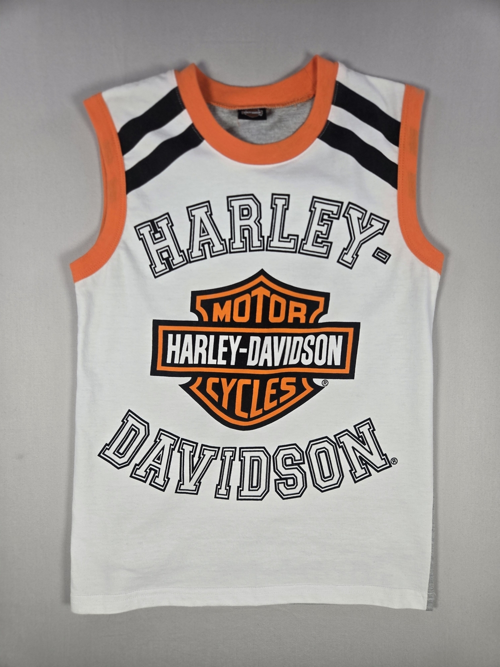 Vintage Y2k Harley-Davidson Colorblock Biker Moto Muscle Tank Top Women's XS / S